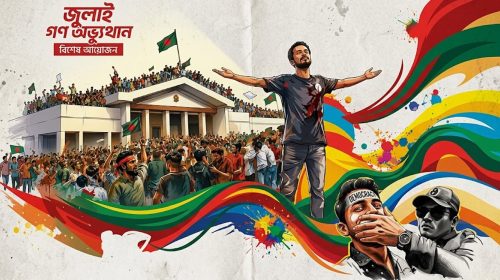 জুলাই-আগস্টের গণঅভ্যুত্থান: বাংলাদেশের রাজনীতিতে নতুন অধ্যায়ের সূচনা নিজস্ব প্রতিবেদক: ২০২৪ সালের জুলাই-আগস্টে সংঘটিত ছাত্র-জনতার আন্দোলন বাংলাদেশের সাম্প্রতিক ইতিহাসে অন্যতম গুরুত্বপূর্ণ রাজনৈতিক ঘটনা হিসেবে বিবেচিত হচ্ছে। সরকারি চাকরিতে কোটা ব্যবস্থার সংস্কারের দাবিতে শুরু হওয়া শিক্ষার্থীদের আন্দোলন অল্প সময়ের মধ্যেই বৃহত্তর সরকারবিরোধী গণআন্দোলনে রূপ নেয়। শেষ পর্যন্ত এই আন্দোলনের ধারাবাহিকতায় দীর্ঘ ১৬ বছর ক্ষমতায় থাকা আওয়ামী লীগ সরকারের পতন ঘটে এবং দেশের রাজনৈতিক বাস্তবতায় বড় ধরনের পরিবর্তনের সূচনা হয়। রাজনৈতিক বিশ্লেষকদের মতে, এই অভ্যুত্থান শুধু একটি নীতিগত দাবিকে ঘিরে সীমাবদ্ধ ছিল না; বরং দীর্ঘদিনের রাজনৈতিক অস্থিরতা, দুর্নীতির অভিযোগ, গুম-খুন, মানবাধিকার লঙ্ঘন, ভোটাধিকার নিয়ে বিতর্ক এবং শাসনব্যবস্থা নিয়ে জনগণের অসন্তোষ একত্রিত হয়ে বিস্ফোরণের রূপ নেয়। কোটা আন্দোলন থেকে গণআন্দোলন ২০২৪ সালের জুলাই মাসের শুরুতে সরকারি চাকরিতে কোটা ব্যবস্থার যৌক্তিক সংস্কারের দাবিতে দেশের বিভিন্ন শিক্ষাপ্রতিষ্ঠানের শিক্ষার্থীরা শান্তিপূর্ণ কর্মসূচি শুরু করেন। কিন্তু আন্দোলন চলাকালে সংঘর্ষ, দমন-পীড়ন এবং সহিংসতার অভিযোগ ওঠার পর পরিস্থিতি দ্রুত উত্তপ্ত হয়ে ওঠে। পর্যবেক্ষকদের মতে, আন্দোলনের মোড় ঘুরিয়ে দেয় ১৬ জুলাই রংপুরে বেগম রোকেয়া বিশ্ববিদ্যালয়ের শিক্ষার্থী আবু সাঈদের গুলিবিদ্ধ হয়ে নিহত হওয়ার ঘটনা। সেই ঘটনার ভিডিও ও ছবি দেশজুড়ে ব্যাপক আলোড়ন সৃষ্টি করে এবং সাধারণ মানুষের বড় একটি অংশ আন্দোলনের প্রতি সংহতি প্রকাশ করে। দমন-পীড়নের মধ্যেও আন্দোলনের বিস্তার পরিস্থিতি নিয়ন্ত্রণে আনতে সরকার কারফিউ জারি, ইন্টারনেট সেবা সীমিত করা এবং আইনশৃঙ্খলা বাহিনীর কঠোর পদক্ষেপ গ্রহণ করে। তবে এসব পদক্ষেপ আন্দোলন থামাতে পারেনি। শিক্ষার্থী ও সাধারণ মানুষের প্রাণহানির ঘটনায় আন্দোলনের পরিধি আরও বিস্তৃত হয়। একপর্যায়ে বৈষম্যবিরোধী ছাত্র আন্দোলন কোটা সংস্কারের দাবি থেকে সরে এসে সরকারের পদত্যাগের এক দফা কর্মসূচি ঘোষণা করে। এতে বিভিন্ন শ্রেণি-পেশার মানুষ, রাজনৈতিক দলের নেতা-কর্মী, শ্রমজীবী, শিক্ষক, অভিভাবকসহ সমাজের নানা স্তরের মানুষ অংশ নেন। ৫ আগস্টের পালাবদল ৪ আগস্ট দেশজুড়ে সংঘর্ষের পর ৫ আগস্ট ‘মার্চ টু ঢাকা’ কর্মসূচিতে রাজধানীমুখী হয় লাখো মানুষ। সেদিনের উদ্ভূত পরিস্থিতিতে তৎকালীন প্রধানমন্ত্রী শেখ হাসিনা দেশ ত্যাগ করেন। এরপর রাজধানীর গণভবন ও জাতীয় সংসদ ভবন এলাকায় মানুষের ব্যাপক উপস্থিতি দেখা যায়, যা আন্দোলনের চূড়ান্ত সফলতার প্রতীক হিসেবে বিবেচিত হয়। দীর্ঘদিনের রাজনৈতিক প্রেক্ষাপট বিশ্লেষকদের মতে, ২০০৮ সালের নির্বাচনের পর তত্ত্বাবধায়ক সরকার ব্যবস্থা বিলুপ্ত করা, পরবর্তী জাতীয় নির্বাচনগুলোকে ঘিরে কারচুপির অভিযোগ, বিরোধী দলের বয়কট, রাজনৈতিক মামলা, গ্রেপ্তার অভিযান এবং মতপ্রকাশের স্বাধীনতা নিয়ে বিতর্ক—এসব বিষয় ধীরে ধীরে জনমনে অসন্তোষ তৈরি করে। এ সময় তথ্যপ্রবাহ নিয়ন্ত্রণ এবং ডিজিটাল নিরাপত্তা আইন, ২০১৮-এর মতো আইন নিয়েও দেশে-বিদেশে ব্যাপক আলোচনা ও সমালোচনা হয়। অভ্যুত্থান-পরবর্তী রাজনৈতিক পরিবর্তন অভ্যুত্থানের পর দেশে একটি অন্তর্বর্তী সরকার দায়িত্ব গ্রহণ করে এবং রাষ্ট্রীয় ও অর্থনৈতিক সংস্কারের উদ্যোগ নেওয়া হয়। পরে অনুষ্ঠিত জাতীয় নির্বাচনে বিএনপি জনগণের সমর্থন নিয়ে সরকার গঠন করে। সংসদে বিরোধী দলের ভূমিকায় আসে জামায়াত-এনসিপি জোট। রাজনৈতিক বিশ্লেষকদের মতে, সরকার পরিবর্তনের মাধ্যমে একটি নতুন রাজনৈতিক অধ্যায়ের সূচনা হলেও গণতান্ত্রিক প্রতিষ্ঠানকে আরও শক্তিশালী করা, আইনের শাসন নিশ্চিত করা, অর্থনৈতিক স্থিতিশীলতা ফিরিয়ে আনা এবং বৈষম্যহীন সমাজ প্রতিষ্ঠার মতো গুরুত্বপূর্ণ চ্যালেঞ্জ এখনো রয়ে গেছে। বিশেষজ্ঞদের মূল্যায়ন ঢাকা বিশ্ববিদ্যালয়ের শান্তি ও সংঘর্ষ অধ্যয়ন বিভাগের চেয়ারম্যান ড. সাজ্জাদ সিদ্দিকীর মতে, যেকোনো বিপ্লবের পর সবচেয়ে বড় চ্যালেঞ্জ হলো রাজনৈতিক স্থিতিশীলতা নিশ্চিত করা। তাঁর ভাষায়, অর্থনৈতিক দুর্বলতা ও উচ্চ বেকারত্বের মতো বাস্তবতা বিপ্লব-পরবর্তী সময়কে আরও জটিল করে তোলে। তবে সাম্প্রতিক নির্বাচন শান্তিপূর্ণ হওয়ায় সংসদীয় রাজনীতিতে ইতিবাচক পরিবেশ তৈরি হয়েছে বলে তিনি মনে করেন। অন্যদিকে ঢাকা বিশ্ববিদ্যালয়ের রাষ্ট্রবিজ্ঞান বিভাগের অধ্যাপক কাজী মোহাম্মদ মাহবুবুর রহমান বলেন, অভ্যুত্থানের অন্যতম বড় অর্জন হলো কর্তৃত্ববাদ থেকে গণতান্ত্রিক পরিবেশে উত্তরণের সুযোগ সৃষ্টি এবং রাষ্ট্র সংস্কার নিয়ে জাতীয় পর্যায়ে আলোচনার ক্ষেত্র তৈরি হওয়া। তাঁর মতে, রাষ্ট্র সংস্কার একটি দীর্ঘমেয়াদি প্রক্রিয়া এবং এটি ধারাবাহিকভাবে এগিয়ে নিতে পারলেই কাঙ্ক্ষিত পরিবর্তন সম্ভব হবে। সামনে যে চ্যালেঞ্জ বিশ্লেষকদের অভিমত, জুলাই-আগস্টের অভ্যুত্থান বাংলাদেশের রাজনৈতিক ইতিহাসে একটি নতুন অধ্যায়ের সূচনা করেছে। তবে এই পরিবর্তনের প্রকৃত সফলতা নির্ভর করবে গণতান্ত্রিক প্রতিষ্ঠানকে শক্তিশালী করা, সুশাসন নিশ্চিত করা, অর্থনৈতিক বৈষম্য কমানো এবং শহীদদের আত্মত্যাগের চেতনা বাস্তব উন্নয়নের মাধ্যমে ধারণ করার ওপর।