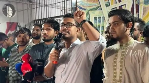 ‘চাকরি হবে মেধায়, কমিটি-বাণিজ্য মানি না’: ডাকসু ভিপি সাদিক কায়েম